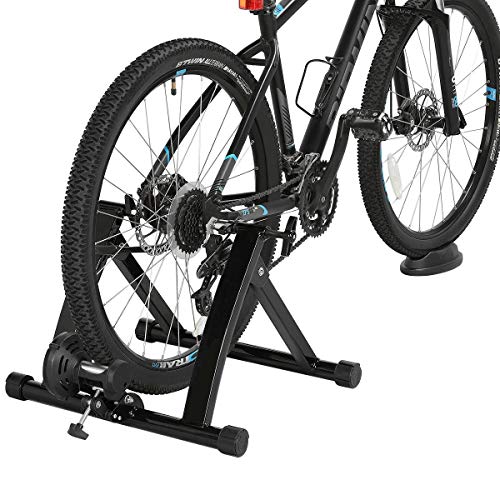 Yaheetech Rodillo Entrenamiento Bicicleta Plegable 26 Pulgadas a 28 Pulgadas Rodillos para Bicicletas de Montaña en Casa