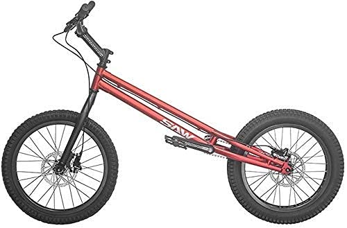 YANGHONG-Bicicleta de montaña deportiva- Prueba de prueba de prueba de 20 pulgadas / triala de bicicleta para principiantes y jinetes avanzados, marco y tenedor CRMO, con la versión de freno, rojo y a