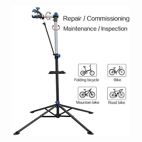 YANGHONG-Portabicicletas- Soporte de reparación de talleres de bicicletas - Estante de mantenimiento de bicicletas ajustable de altura - Soporte de exhibición de taller de reparación de bicicletas - M