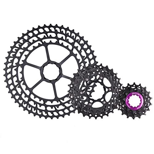 YBSM para XX1 Gx M9000 MTB 11 Velocidades SLR 11-50T Cassette De Bicicleta 11s Piñón Ultraligero De Rueda Libre para Bicicleta De Montaña piñón (Color : 11S 50T SL.R Black1)