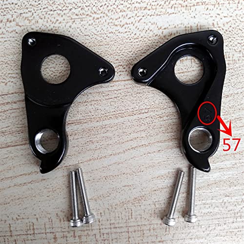 Yeddc Reemplazable 2pc Bicycle Gear Trasero Durailleur Perchador para Mérida MTB 1 2x142 uno-Veinte 27.5"Merida E160 Mech Bicicleta de Marco de Carbono de Dropout Merida Gancho de Cola de Bicicleta