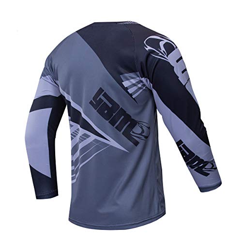 YIBIMOTTO Camiseta Corta de Bicicleta de montaña para Hombre Pantalones Cortos de Ciclismo MTB Secado respiratorio
