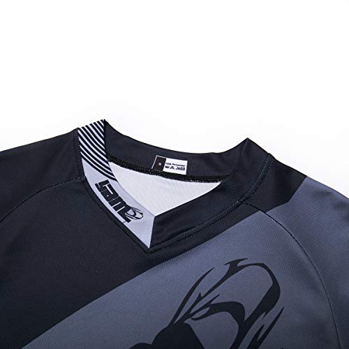 YIBIMOTTO Camiseta Corta de Bicicleta de montaña para Hombre Pantalones Cortos de Ciclismo MTB Secado respiratorio