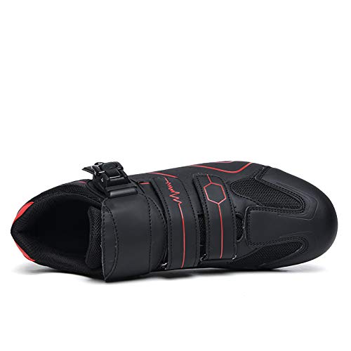 YMMONLIA Zapatillas de Bicicleta de Montaña,，Calzado de Bicicleta, Zapatos de Bicicleta Antideslizantes Transpirables para Hombres para Ciclismo de Carretera y Ciclismo de montaña