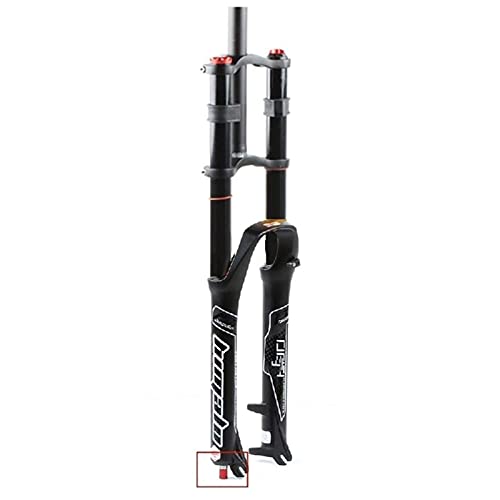 YMSHD MTB Horquilla Bicicleta 26 27,5 29 Pulgadas Control Doble Hombro Suspensión Descenso Dh Presión Aire Tubo Recto Amortiguador Bicicleta Ultraligero Ajuste Rebote