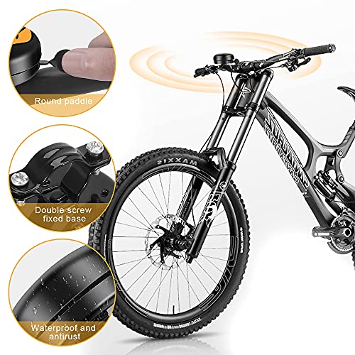 Yngffb Timbre Bicicleta, 1 Timbre Bicicletas Infantil, timbres para Bicicletas, Hecho de Acero de aleación, Duradero, Sonido nítido, para Bicicleta Carretera, Bicicleta montaña, Bicicleta Deportiva