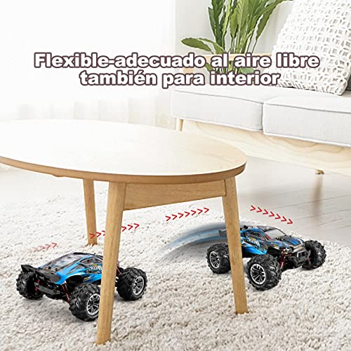 YONCHER YC100 Pro Coche Teledirigido 4x4 Profesional, 1:20 Offroad 4WD RC Coche con 30+ Kmh, 2.4GHz Crawler Camiones de Control Remoto Juguete con 2 Baterías , Regalo para Niños y Adultos