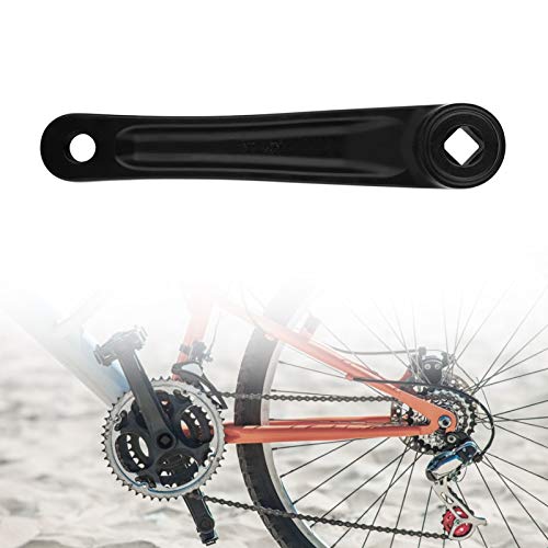 Yosoo Health Gear Brazo de Manivela para Bicicleta, Brazo Izquierdo de Manivela de Aleación de 170 mm, Brazo de Manivela de Repuesto para Mano Izquierda, Disponible en Agujero de Diamante, Negro