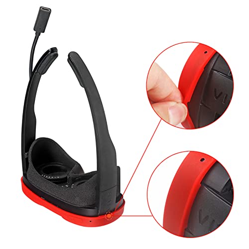 YuShu - Funda para Auriculares VR Duradera Bolsa de Almacenamiento de Viaje VR, Compatible con HTC para Vive para Gafas Flow VR, Funda Protectora Antideslizante Accesorios Funda para Lentes