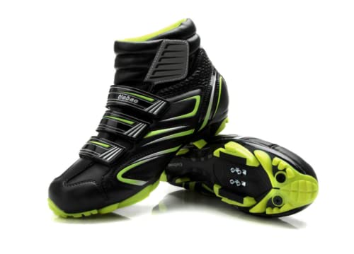 Zapatillas de Ciclismo MTB de Invierno Botas de montaña Hombre/Mujer Antideslizantes Impermeable SPD - 43 EU