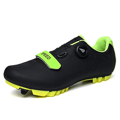 Zapatillas de Ciclismo MTB para Hombres Mujer Zapatillas De Bicicleta de Montaña Zapatillas Ciclismo Carretera Antideslizantes Respirables Calzado de Ciclismo