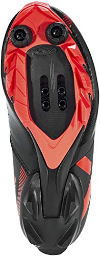 Zapatillas de Ciclismo para Carretera Hammer 2 Junior - Color Rojo y Negro - Talla 33 - Zapatillas para Bicicleta con Suela Jaws y con Banda de Rodadura de Caucho Natural para Mejor Agarre - Northwave