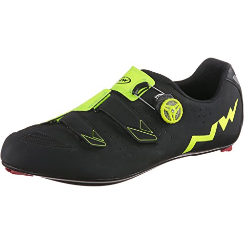 Zapatillas Northwave Phantom Carbon Negro-Amarillo 2016