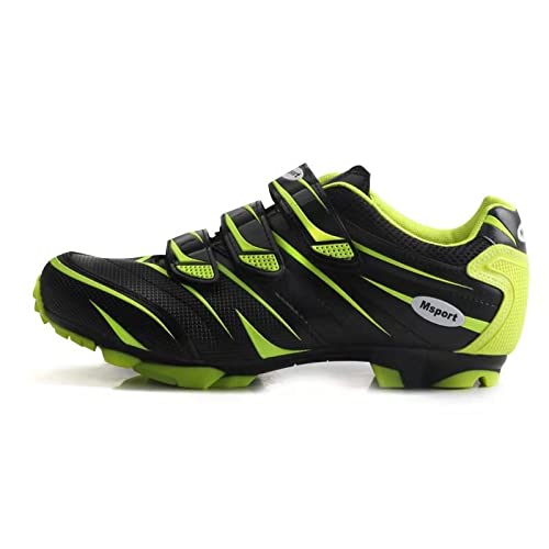 Zapatos de Ciclismo MTB Profesional Antideslizante Transpirable para Hombres y Mujeres, Shimano SPD - 43 EU