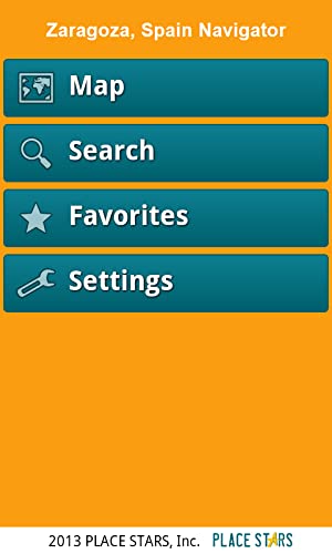 Zaragoza, España GPS Navigator: PLACE STARS