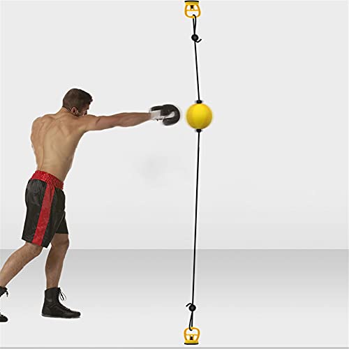 Zavddy Bola De Velocidad De Boxeo Punzón rápido Boxeo Foco Focus Ball Training Training Boxing Ball Suspension Fight Ball Vacuum Chuck Boxing Ball Adecuado para El Ejercicio Diario