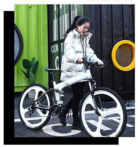 ZBBN Bicicletas de Carretera para Hombres y Mujeres, Bicicletas de 21 velocidades y 26 Pulgadas, Solo para Adultos, Cuadro de Acero con Alto Contenido de Carbono, Carreras de Bicicletas de carret