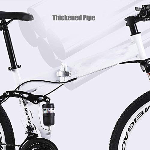 ZBBN Bicicletas de Carretera para Hombres y Mujeres, Bicicletas de 21 velocidades y 26 Pulgadas, Solo para Adultos, Cuadro de Acero con Alto Contenido de Carbono, Carreras de Bicicletas de carret