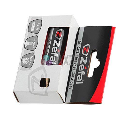 ZEFAL Co2 16g Blíster 2 Cartuchos, Deportes, Plata