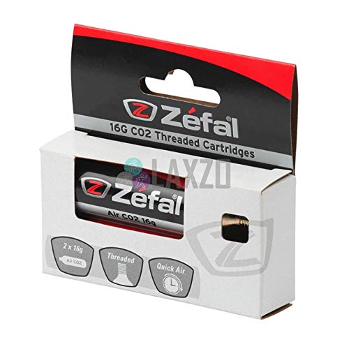 ZEFAL Co2 16g Blíster 2 Cartuchos, Deportes, Plata