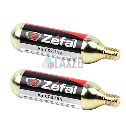 ZEFAL Co2 16g Blíster 2 Cartuchos, Deportes, Plata