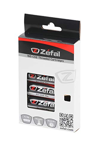 ZEFAL CO2 16g Blíster 6 Cartuchos, Unisex, Plata