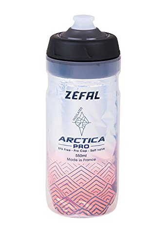 ZÉFAL Negro, Bidón Isothermo Arctica Pro 55, 550ml, Unisex Adulto, 550 ml