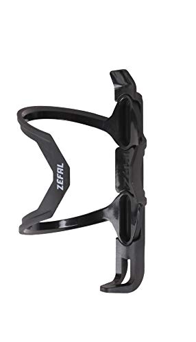 Zéfal Pulse Z2 Porte Bidon Vélo Léger, pour Cadres A Espace Limité, Introduction Latérale Portabidón para Bicicleta, Unisex Adulto, Negro, Talla única