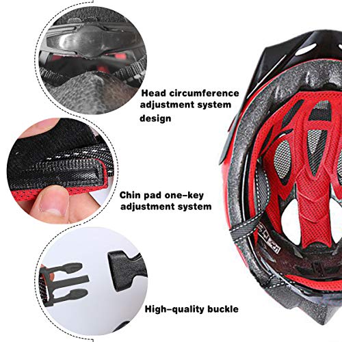 Zeroall Casco de Bicicleta para Hombre Mujer Ligero Ajustable Casco de Ciclo Cascos de Ciclismo para Bicicleta Patineta Scooter(Blanco)