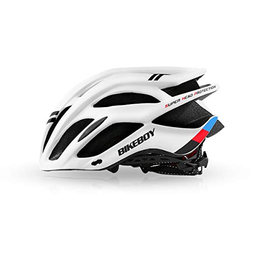 Zeroall Casco de Bicicleta para Hombre Mujer Ligero Ajustable Casco de Ciclo Cascos de Ciclismo para Bicicleta Patineta Scooter(Blanco)