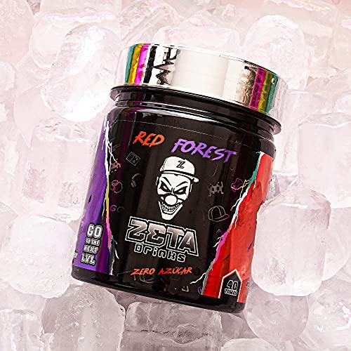 ZETA DRINKS Bebida Energética para gamers en polvo TUBO FRESH SHOT Energía para Esports Y Creadores 400g 40 Bebidas