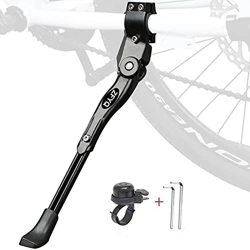 ZFYQ Pata de Cabra para Bicicleta, Aluminio Soporte Ajustable del Retroceso de Bici Caballete Bicicleta con Llave Hexagonal y Ampliable De Bicicleta