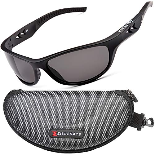 ZILLERATE Gafas de Sol Hombre Polarizadas Gafas de Sol Polarizadas Hombre y Mujer, Gafas de Sol Deportivas, Ciclismo Pesca Golf Running Conducción, Protección UV400, Montura Ligera Y Envolvente