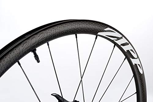 Zipp 202 - Rueda Trasera para reposabrazos de Lluvia, Color Black Decal, tamaño Size 700C