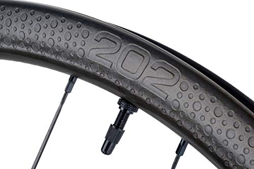 Zipp 202 - Rueda Trasera para reposabrazos de Lluvia, Color Black Decal, tamaño Size 700C