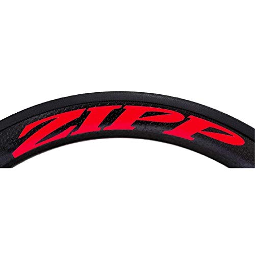 Zipp 808/Disc No Border Logo 700 c Complete for 1 x Wheel (Special Order) - Rueda para Bicicletas, Color Rojo