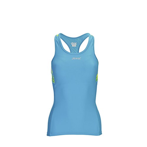 Zoot W Performance Tri Racesuit triatlón Top, para Mujer, triatlón Top Performance Tri Racerback, Mujer, Color Tribal, tamaño X-Large