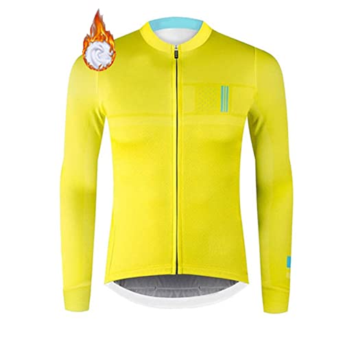 ZQD Maillot Bicicleta Hombre Maillot Ciclismo con Mangas Largas con Bolsillos como Camiseta Interior en Invierno (Color : K, Tamaño : 3XL)