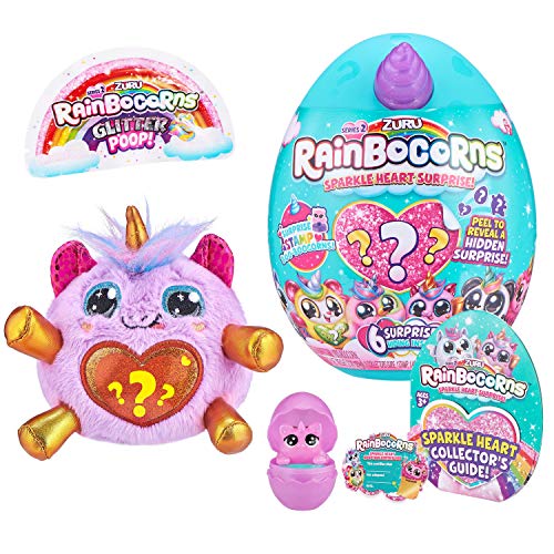 ZURU RAINBOCORNS 9214E Unicorn Sparkle Heart Surprise Series 2, Lioncorn