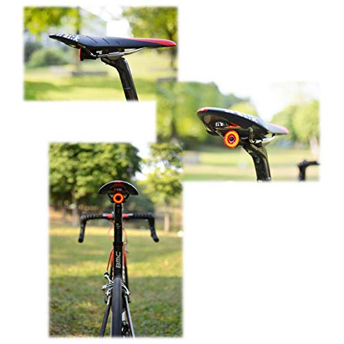 Zvivi Bicicletas De Luces Traseras, Luces Traseras De Freno De Sensores Inteligentes, Usadas para Bicicletas, Bicicletas De Montaña, Carreras De Carreteras,Seat Pole Models