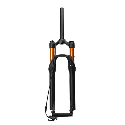 zyy 27.5 Pulgadas de Doble cámara, Bicicleta de montaña, Horquilla de Gas, amortiguación de Carrera de Control de Alambre 120 báscula, Bicicleta, Tenedor Delantero (Size : 27.5in)