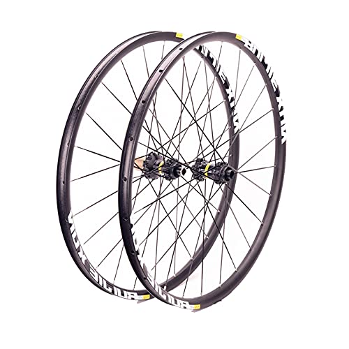 zyy Ruedas para Bicicletas de Bicicleta de Montaña de 26/27.5/29", Eje Pasante, Disc Brake,Cassette de 8/9/10/11 Velocidades Rueda de Bicicleta (Color : Center Lock, Size : 27.5in)