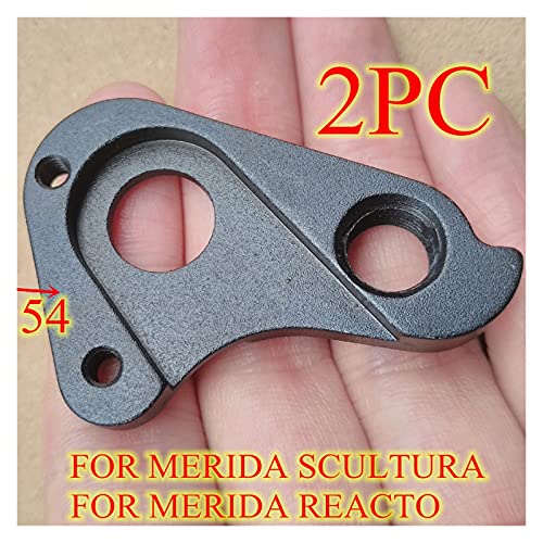 ZZHH 2pcs CNC Bicycle Trasero Desperliélula Shifter Hanger Fit para Mérida para MISIÓN para CX para Mérida para Silex para REACTIVO para DTO para Merida por SCULTURA para Disco Mech Abandonar