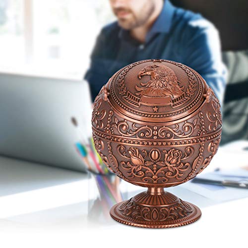 01 02 015 Cenicero de Metal Vintage, Empresa de Cenicero de Regalo para la Familia para el Hotel para la Caja de Almacenamiento para el Club de Personas Mayores