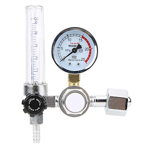 0.25MPa Argon CO2 Presión Gas Mig Tig Medidor de Flujo Regulador Manómetro Soldador Piezas