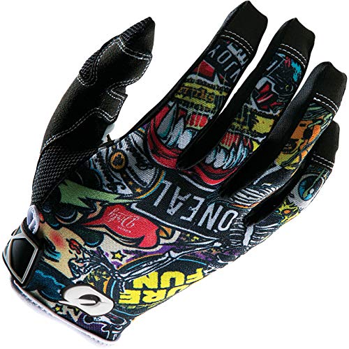 0385-C21 - Oneal Mayhem 2019 Crank II Youth Motocross Gloves L Multi