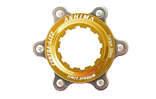 1 Ashima Center Lock Adaptador Disco Freno AC02-GD ORO Amarillo