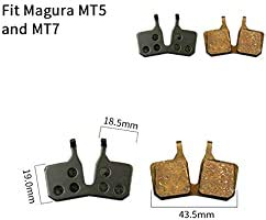 1 par MT5 MT7 Pastillas de freno de disco de bicicleta de montaña de Para Magura MT5 MT7 Pastillas de freno Bicicleta Almohadillas de disco