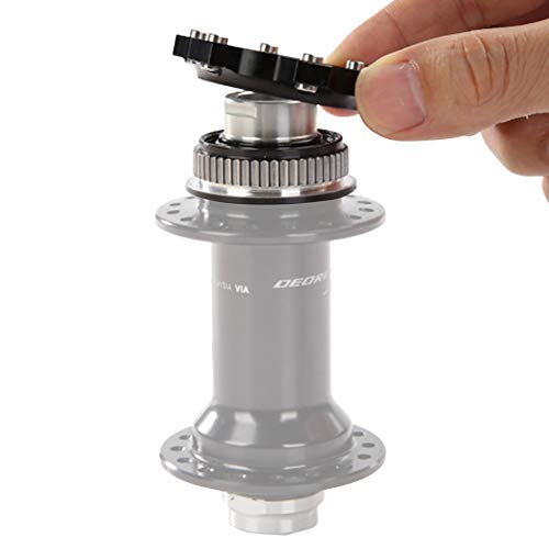 1 UNID MTB Bike Bike BIBLOCK HUB 6-BOLTES Disco Rotor de Freno de Aluminio Adaptador de Ajuste