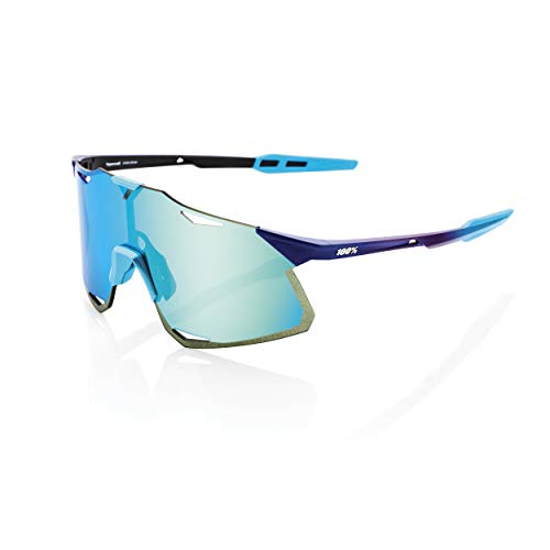 100% GAFAS HYPERCRAFT - Matte Metallic Into the Fade - Blue Topaz Multilayer Mirror Lens, estándar